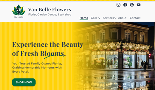 Van Belle FLowers Branding