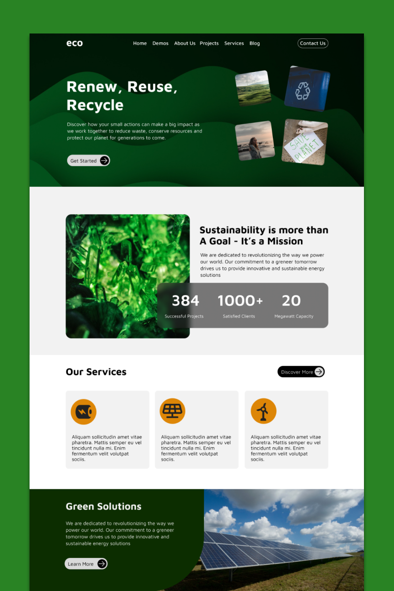 eco awareness web