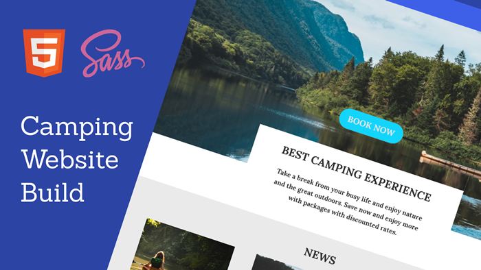 Camping Website Development